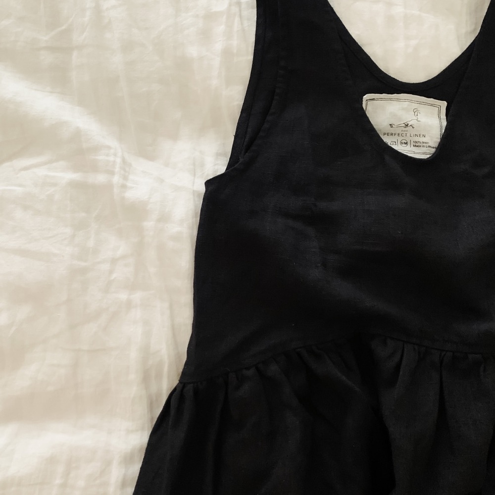 SOLD NPL Not Perfect Linen notperfectlinen Osaka Dress - Picture 2 of 5